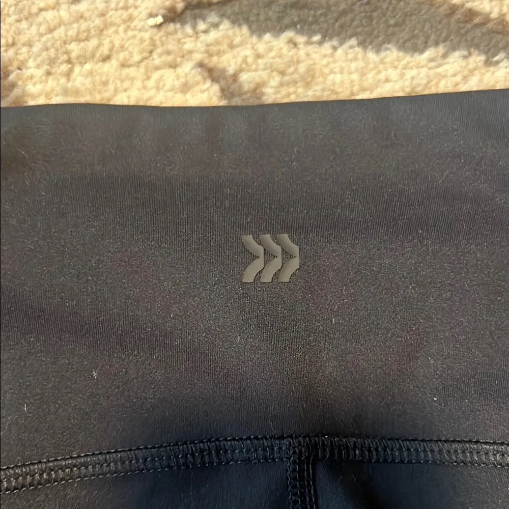 All in Motion Black Bike Shorts High-Waisted Athletic - Image 4