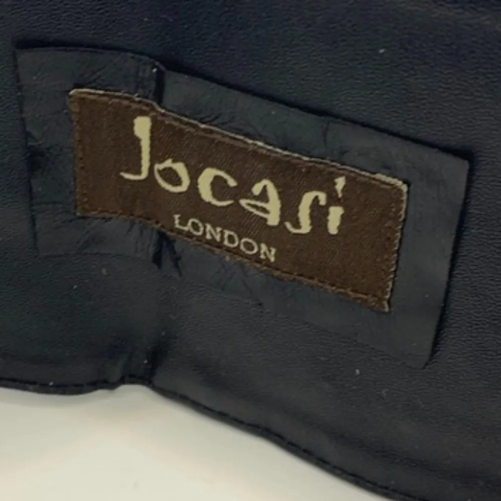 Jocasi London Vintage 80's Gator Print Wide Black Belt - Image 3