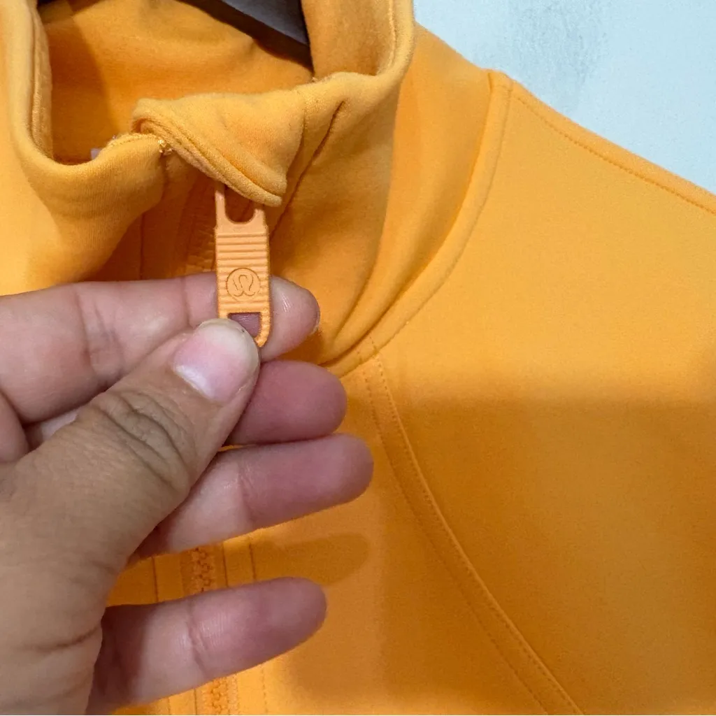 Lululemon  Luxtreme Spacer Full Zip Jacket Mango Dream Size 10 – Cozy Zip-Up - Image 11
