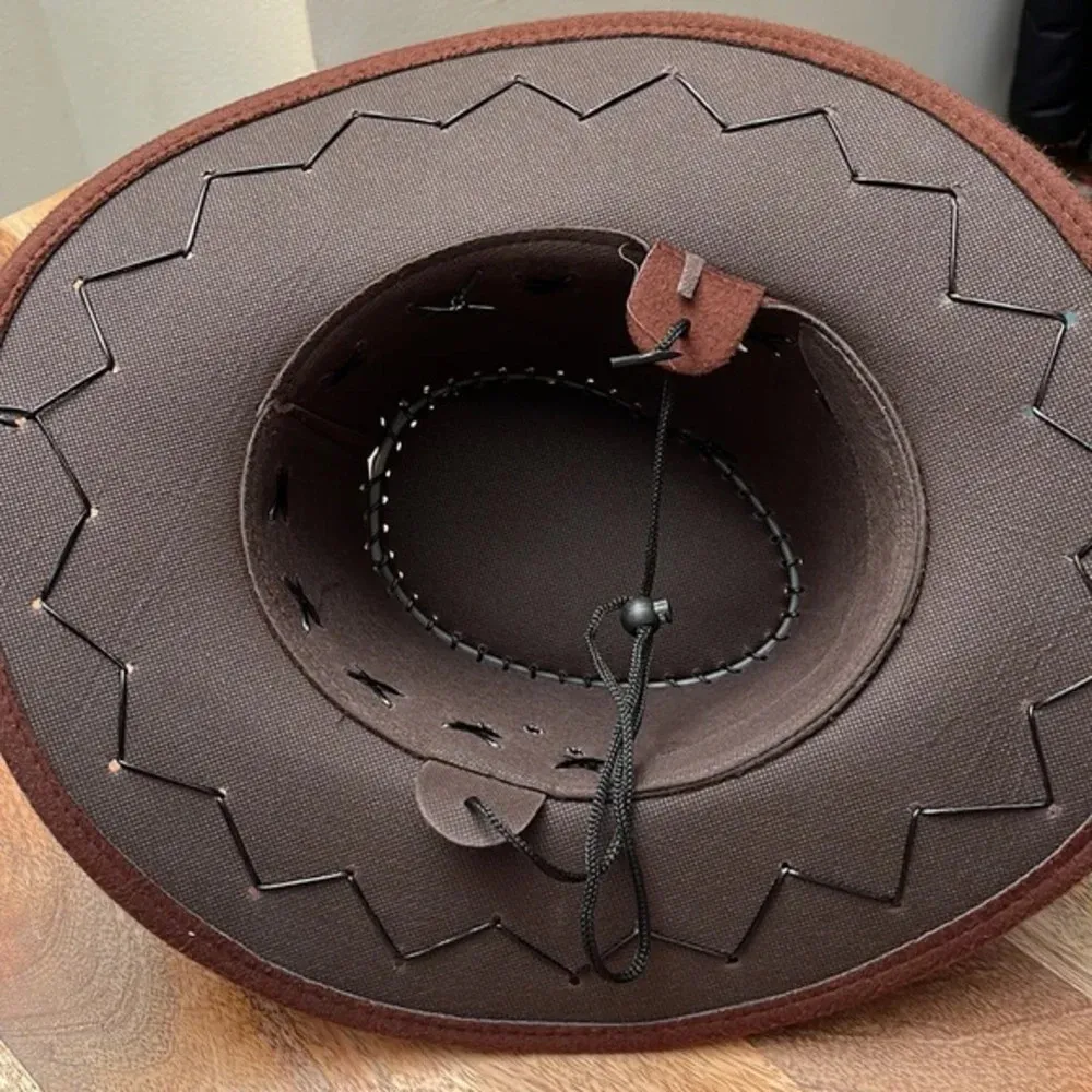NWOT Brown Western Cowboy Hat - Image 4