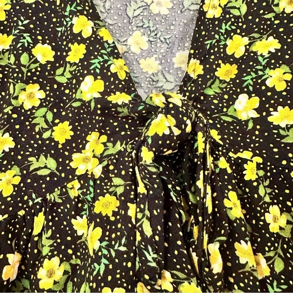 ASOS Floral Print Flutter Sleeve Blouse - Image 5