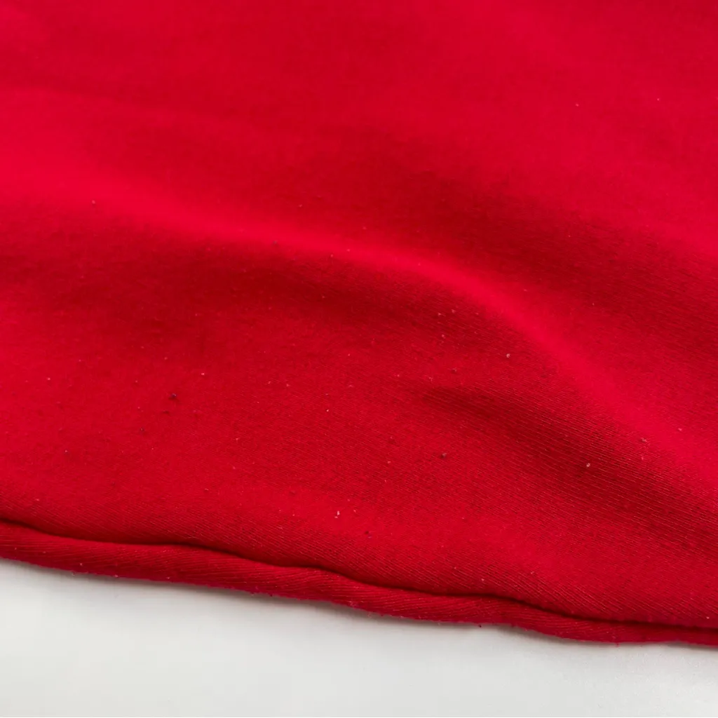 Vintage Giorgio Beverly Hills Sweatshirt Red Collar Top Embroidered Preppy 80s Size M - Image 11