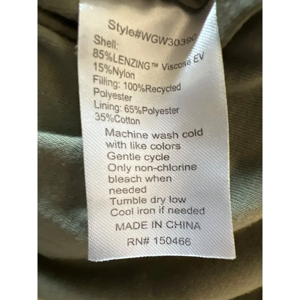 Market & Spruce  Quilted Field Jacket Olive Green Size Small NWT - Image 10