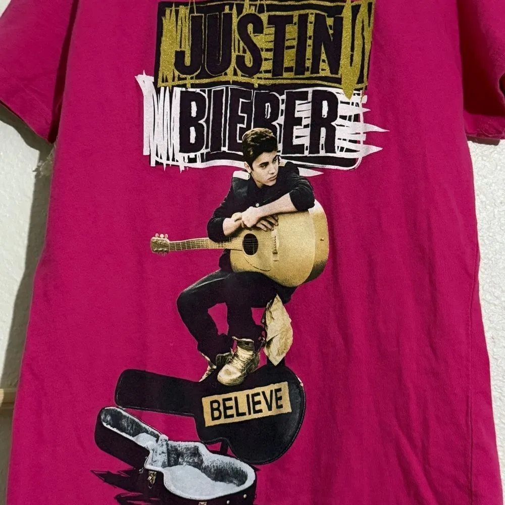 2012 2013 JB Believe Tour Tee - Image 2