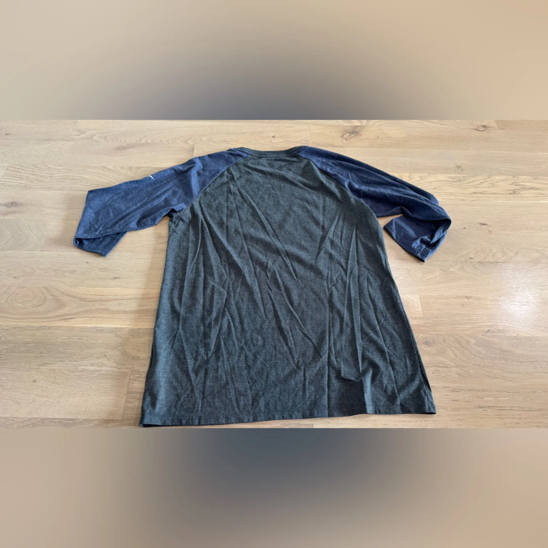 Nike Dallas Cowboys Marled Throwback Logo 3/4-Sleeve Raglan T-Shirt size large - Image 8