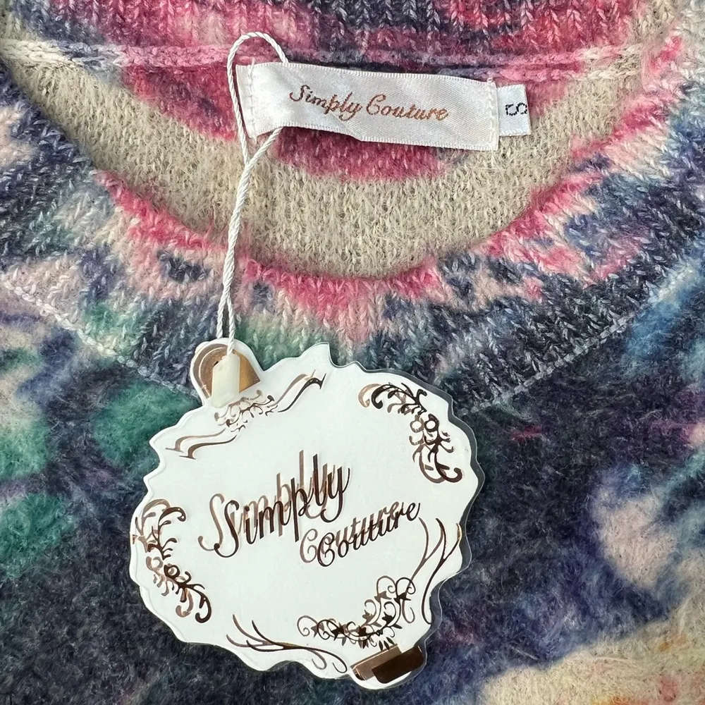 Floral Abstract Tunic S - Image 11