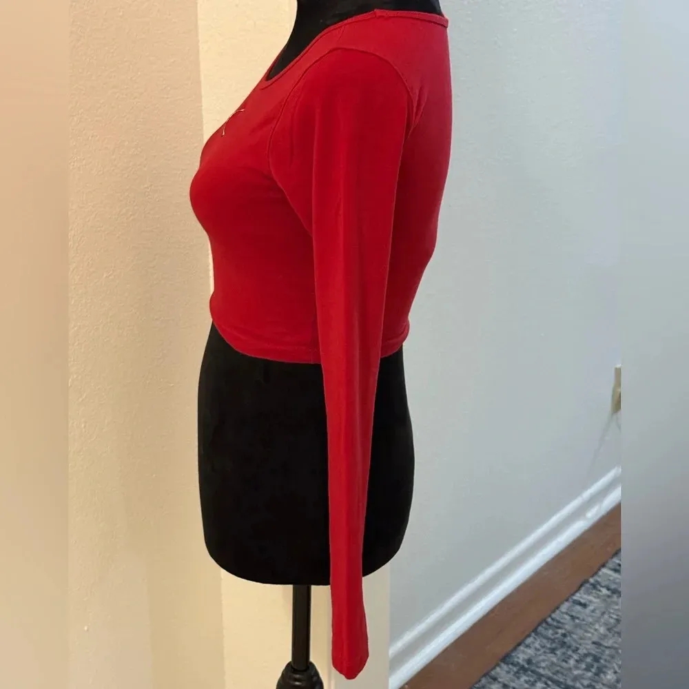 Jordan Tight Fit Cropped Top Long Sleeve - Image 4