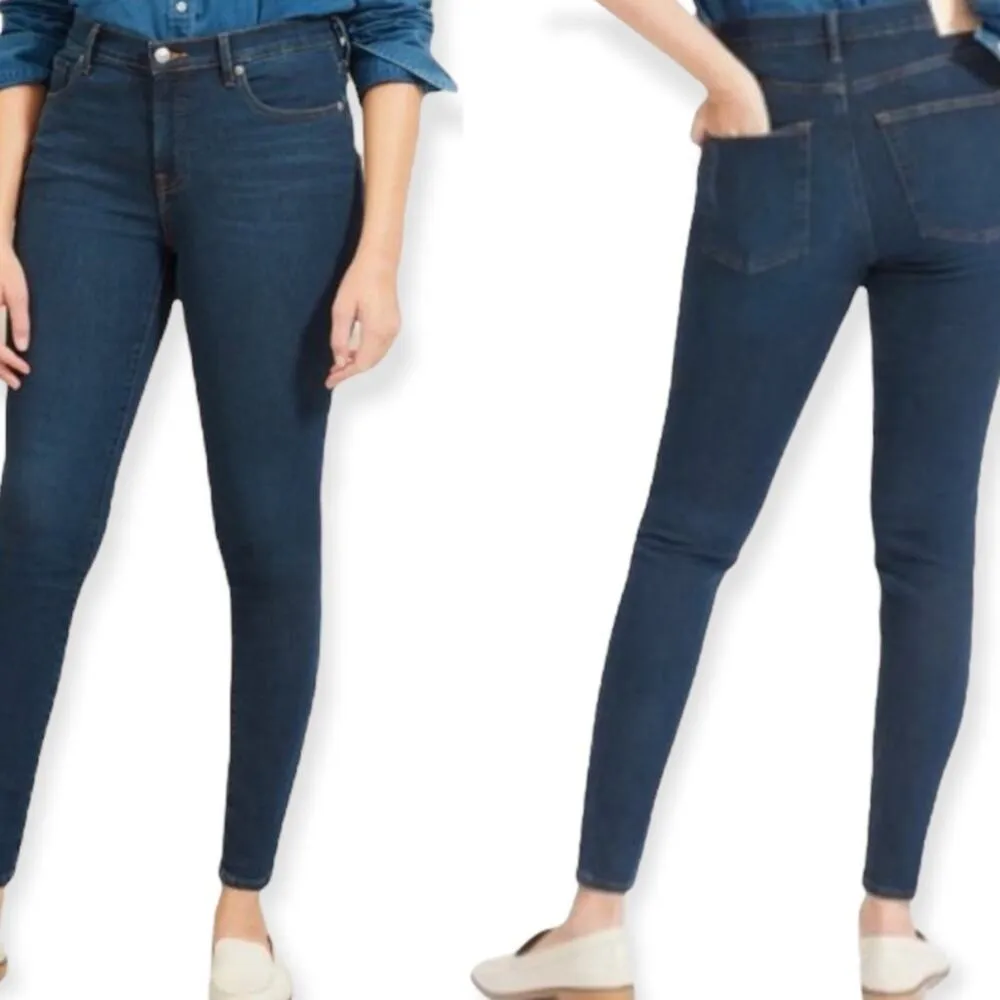 Everlane Jeans The High Rise Skinny Ankle Dark Wash Women's Size 32 - Image 11