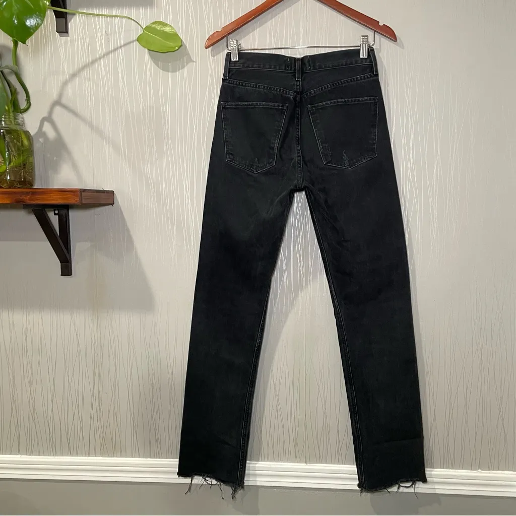 AGOLDE Cherie High Rise Straight Jeans - Image 10