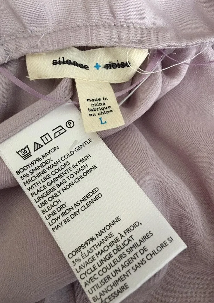 UO Silence + Noise Satin Cross-Back Cami - Image 10