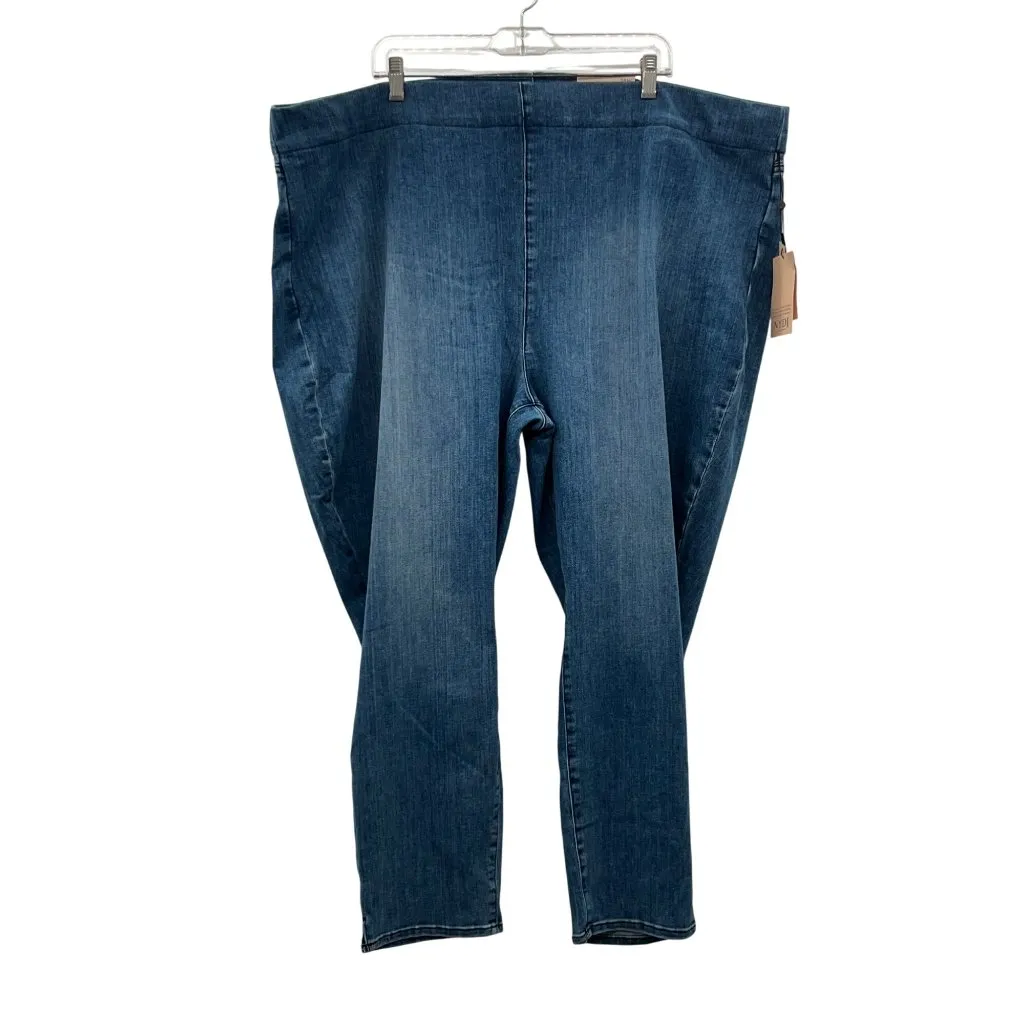 NYDJ Jeans Womens 28W NEW Pull-On Skinny Ankle Lift Tuck Split Hem Denim - Image 2