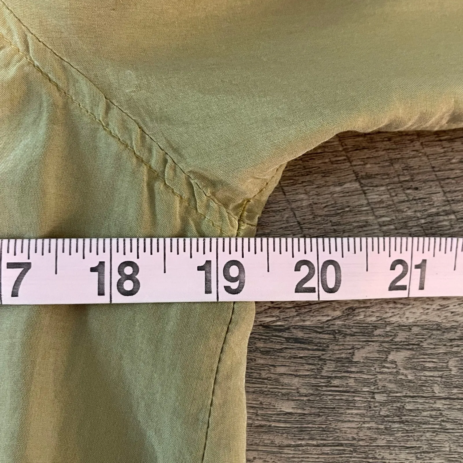 CP Shades Women's Long Sleeve Button Down Silk Tunic Top‎ Small - Image 5