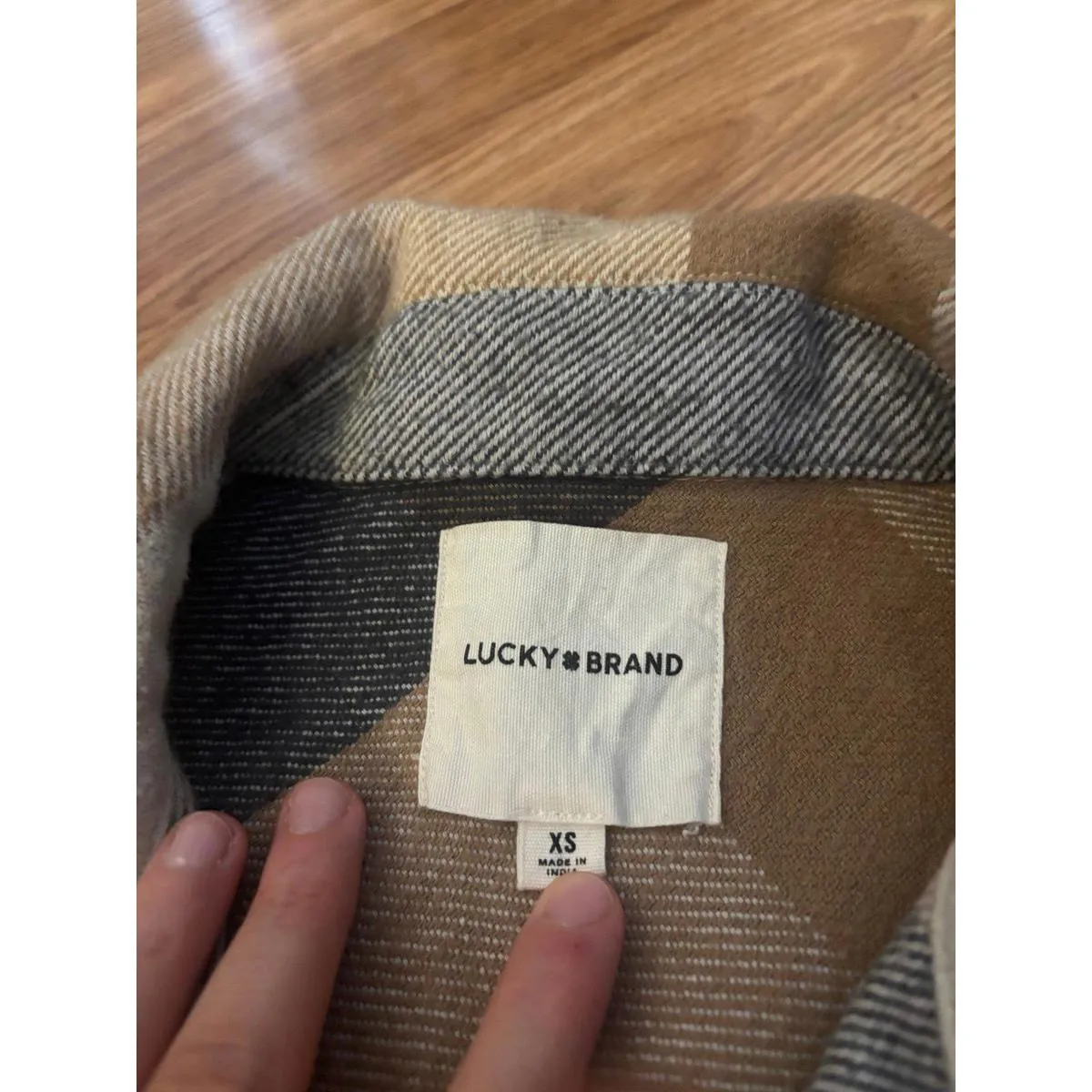 Lucky Brand Plaid Shacket Size XS - Image 5