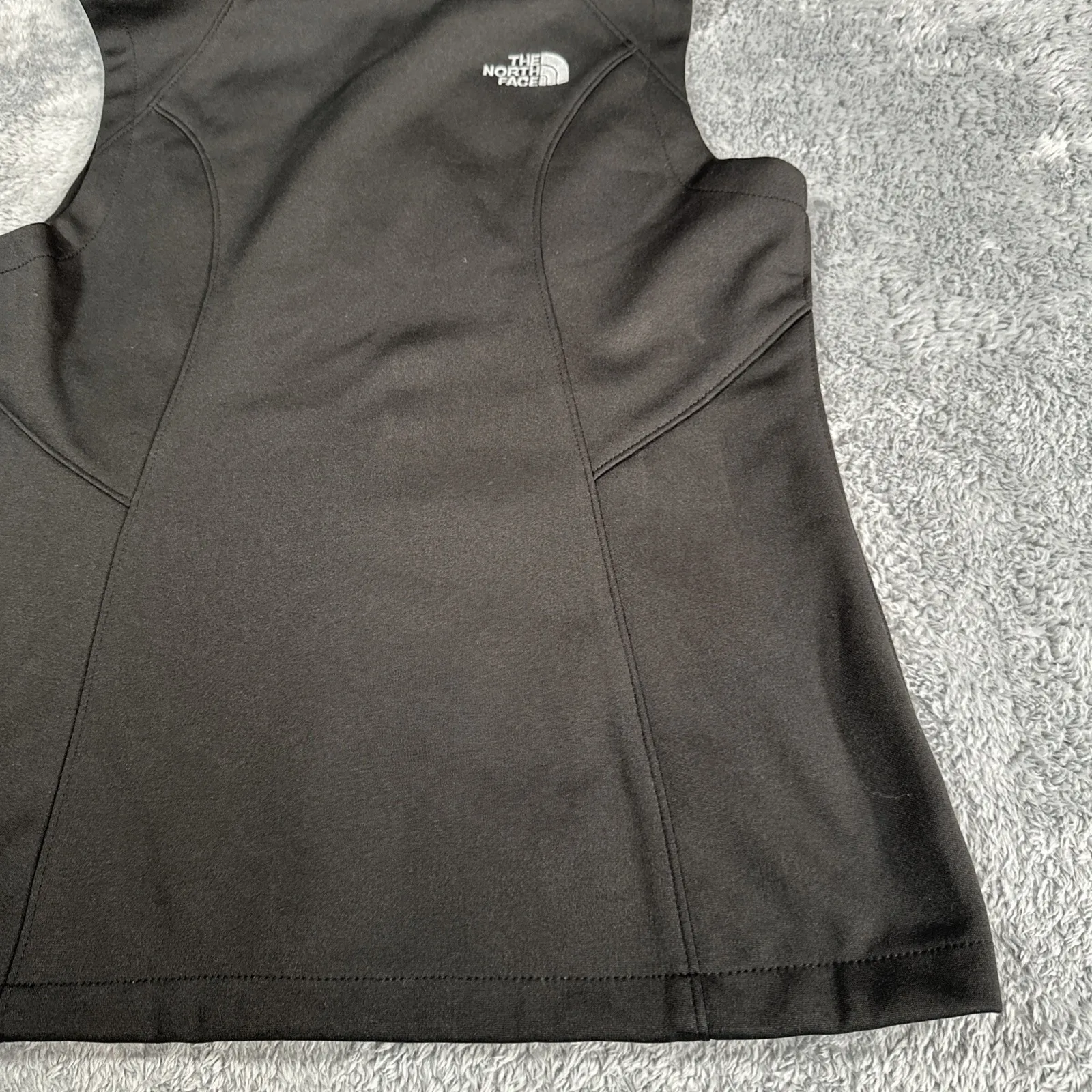 North Face Windwall Vest Soft Shell Black Outdoor Performance Women SZ S Clayco - Image 12