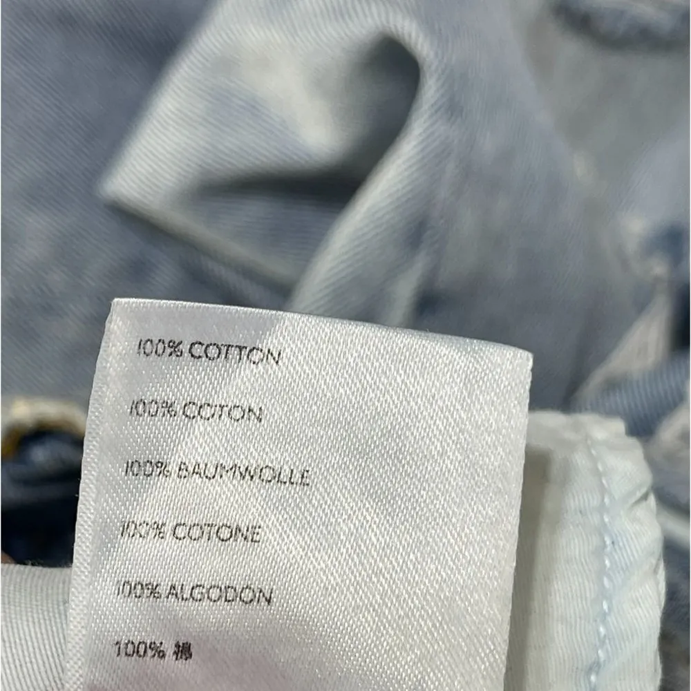 BDG Urban Outfitters Mom High-Rise Jeans Destroyed Medium Wash Size 27 - Image 8