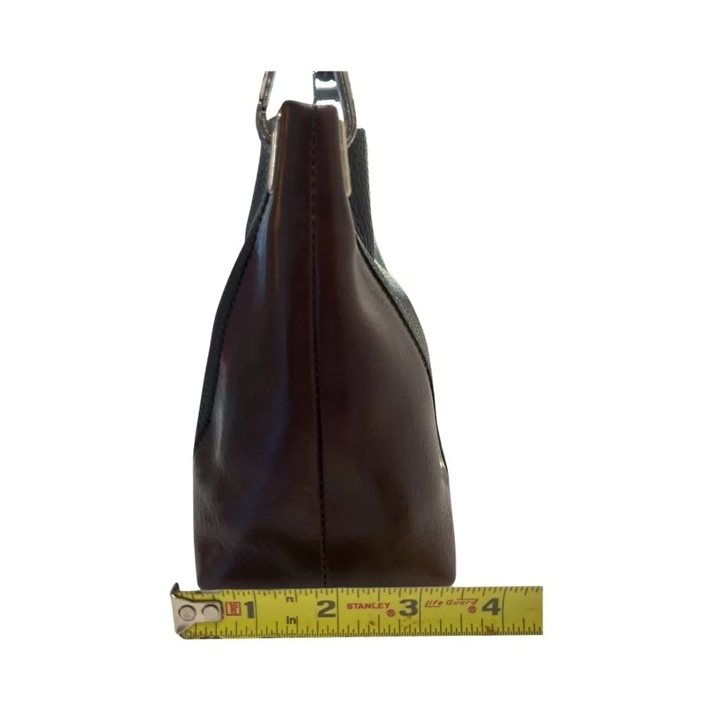 Brighton Vintage Black Brown Shoulder Bag VGUC - Image 10