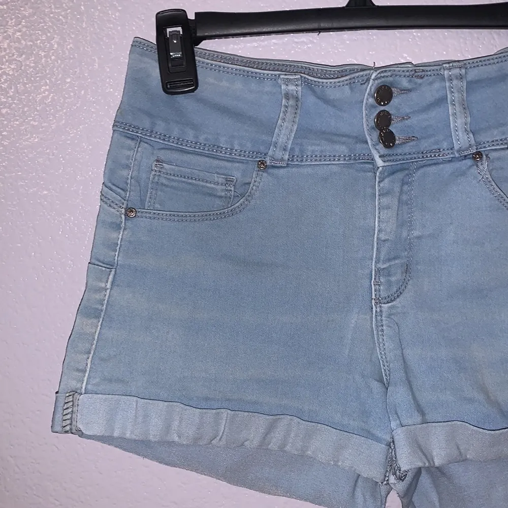 Wax Jean Butt I Love You stretchy summer denim shorts - Image 3