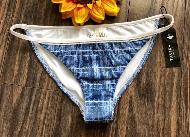 TAVIK ANTIC Off The Grid Pacific Blue Bikini Bottoms SMALL - Image 6