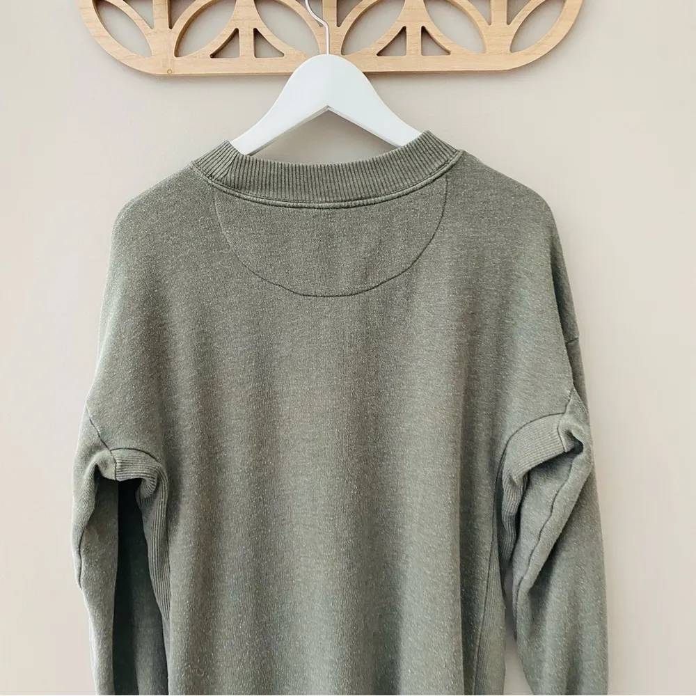 aerie Pullover Sweater Green Sz XS - Image 8