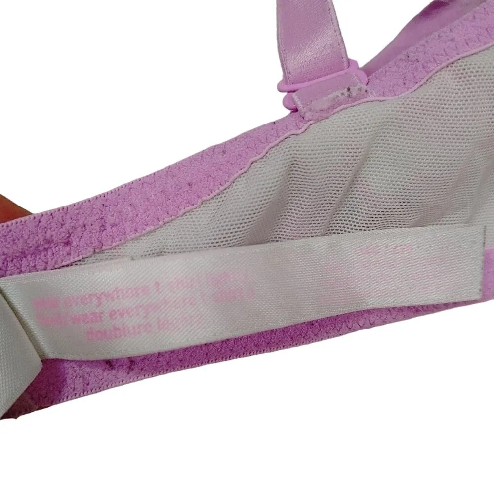 Pink Victorias Secret Size 34D VS Wear Everywhere Tshirt Lightley Lined Bra Grey - Image 4