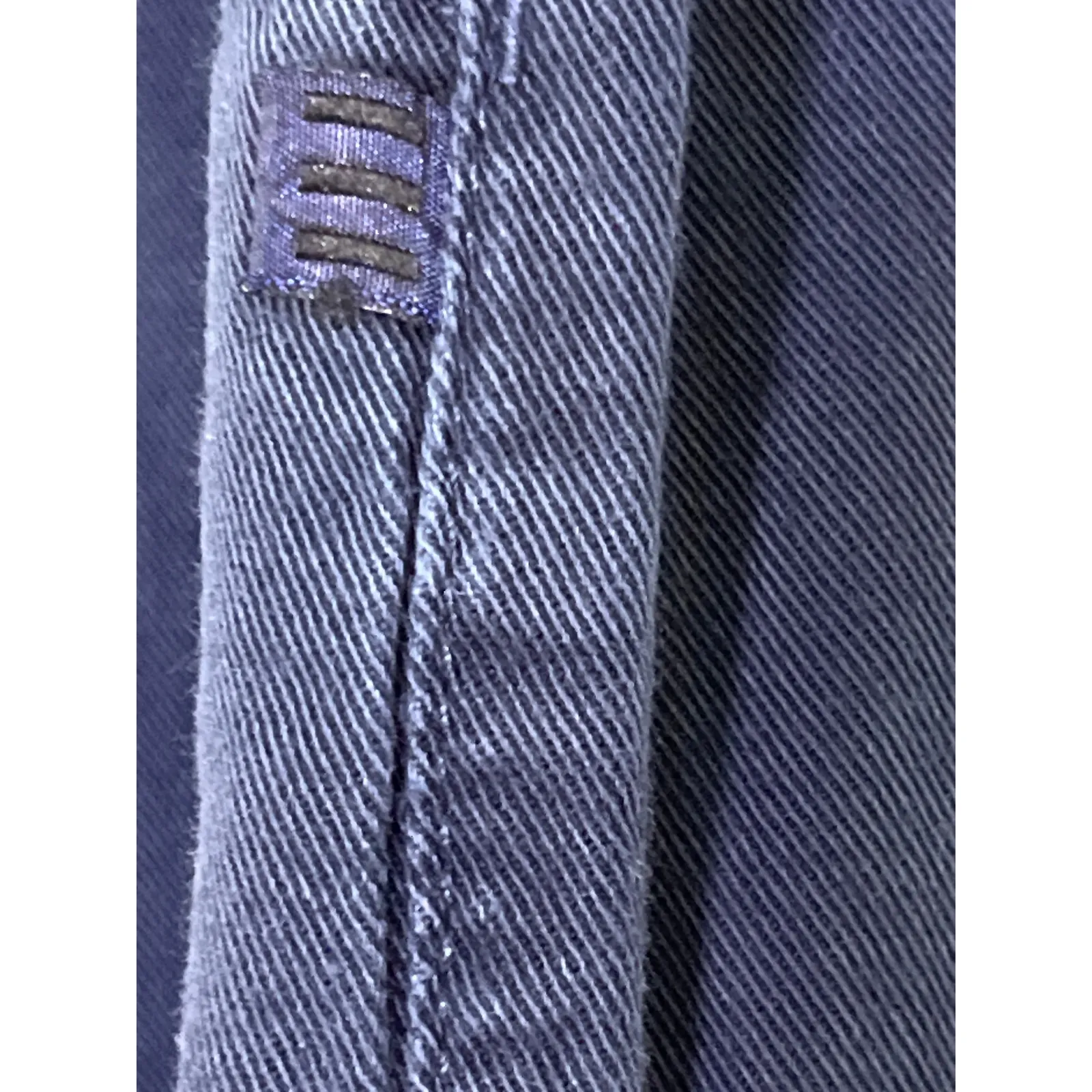 Vintage Esprit Sport Pleated High Waist Cotton Trousers Navy Blue Modern Size S - Image 9