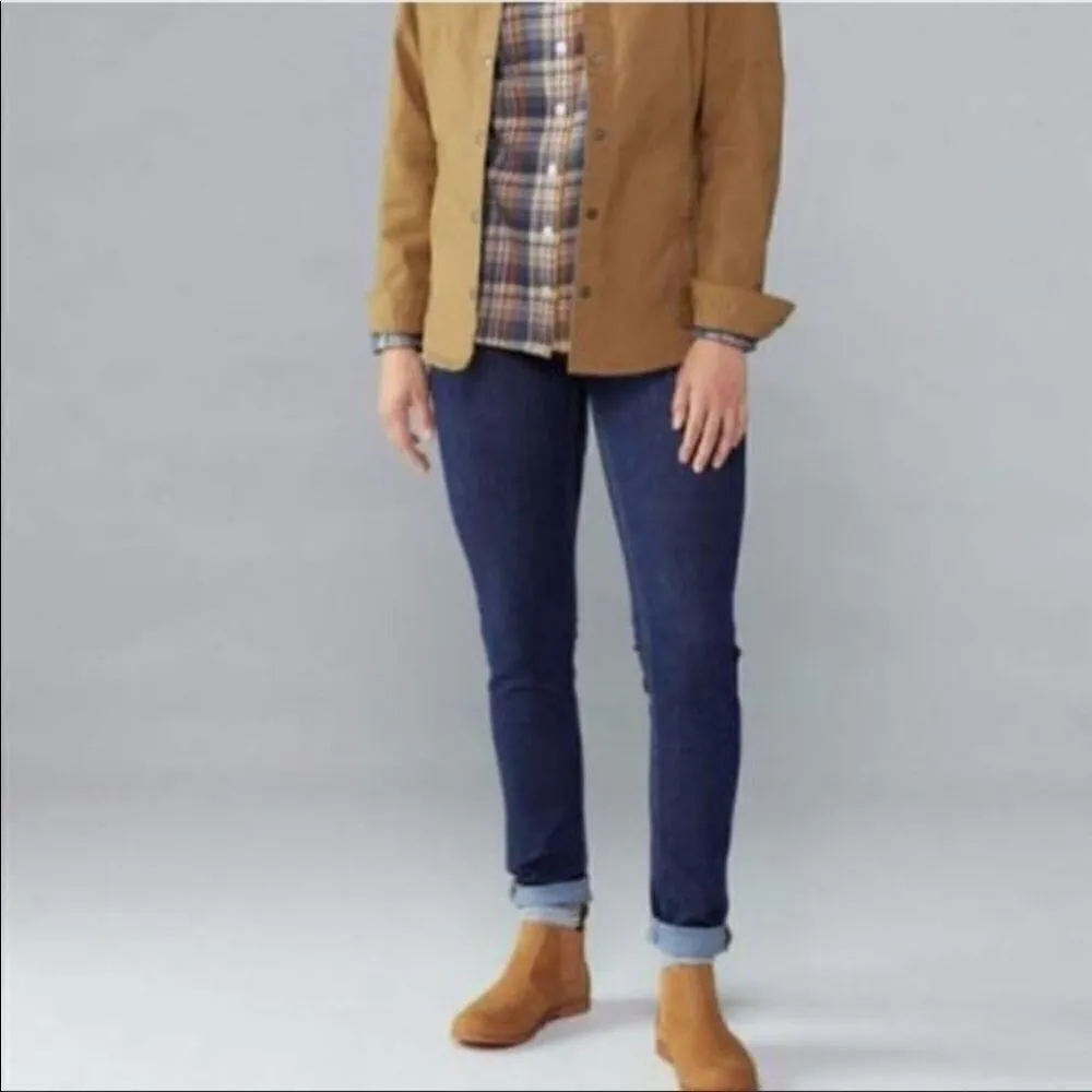 Patagonia Organic Cotton Stretch Skinny Jeans Medium Dark Blue Size 26 - Image 2