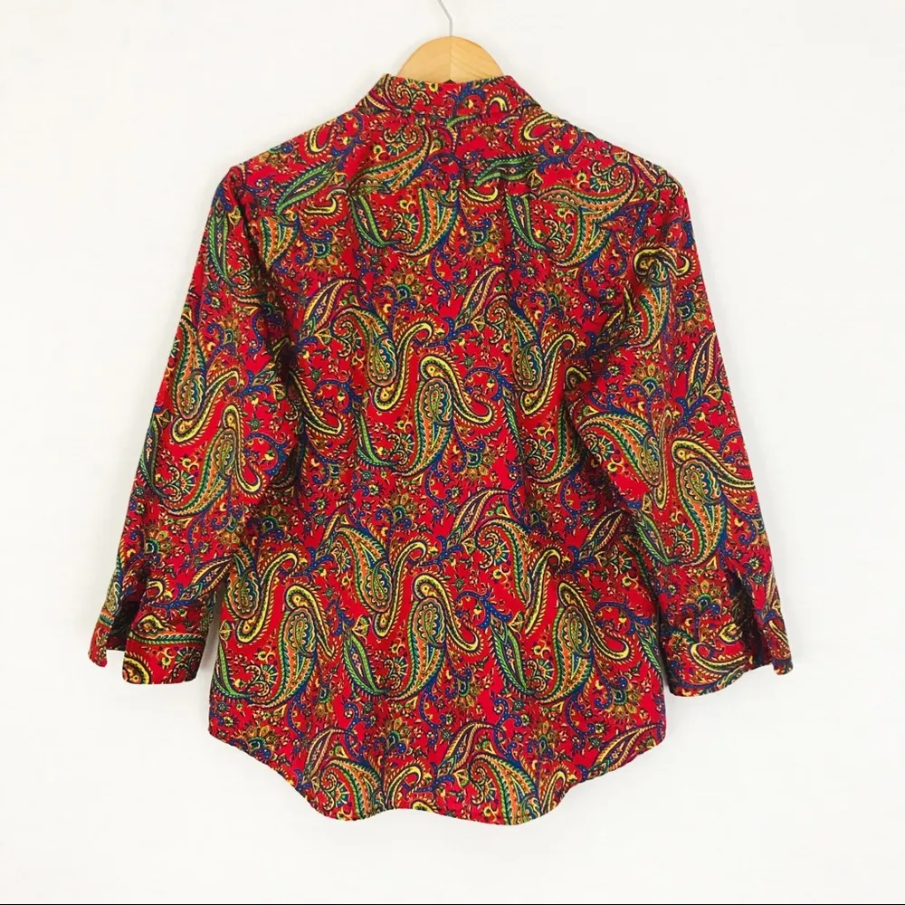 Vintage Ralph Lauren Paisley Button - Image 11