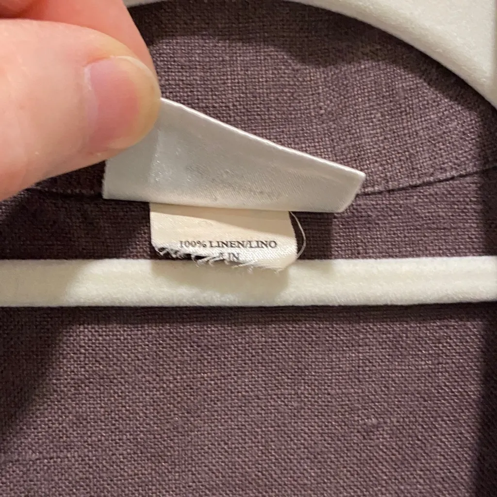 Eileen Fisher linen Women's Blazer - Image 3