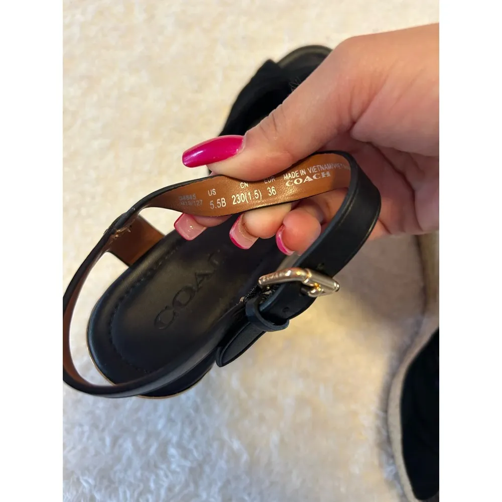 $230 Like New Coach Katey Wedge Size‎ 5.5 - Image 6