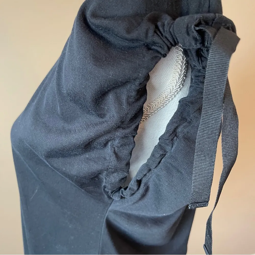 HUGO BOSS | Black Drawstring Sleeve Tee Sz S - Image 19