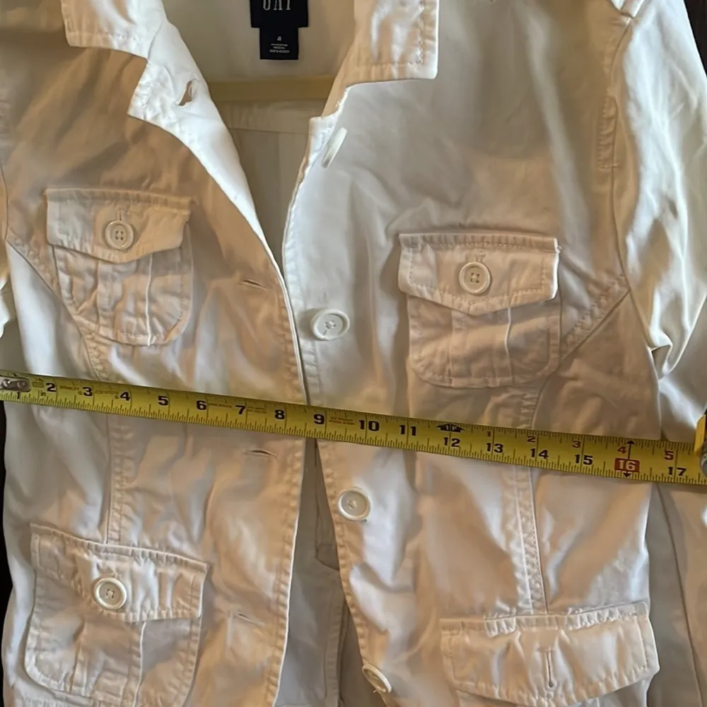 Gap white cotton blazer​ - Image 6