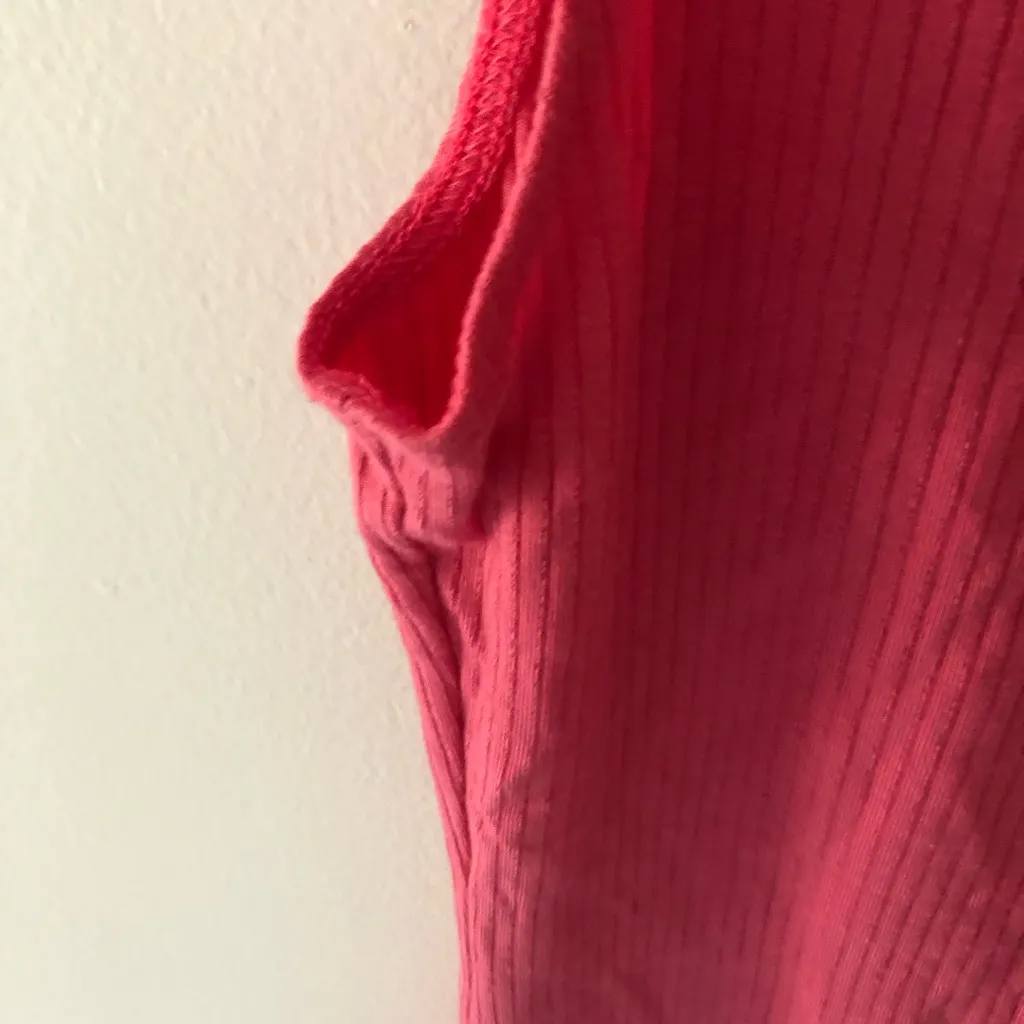 NWT Reformation Skyler Knit Sleeveless Mini Dress in Snapdragon Pink Size Small - Image 7