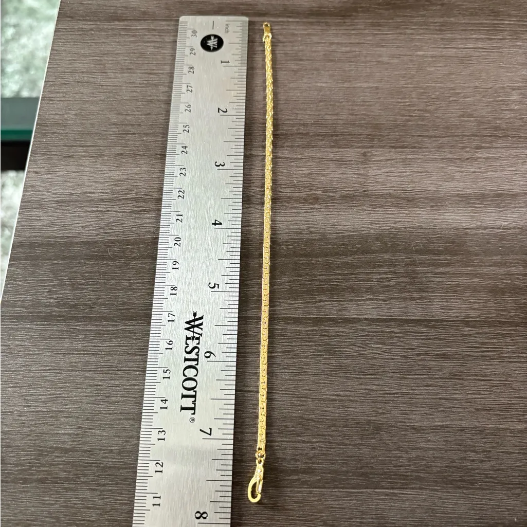 14K Plated Byzantine Bracelet Gold - Image 4