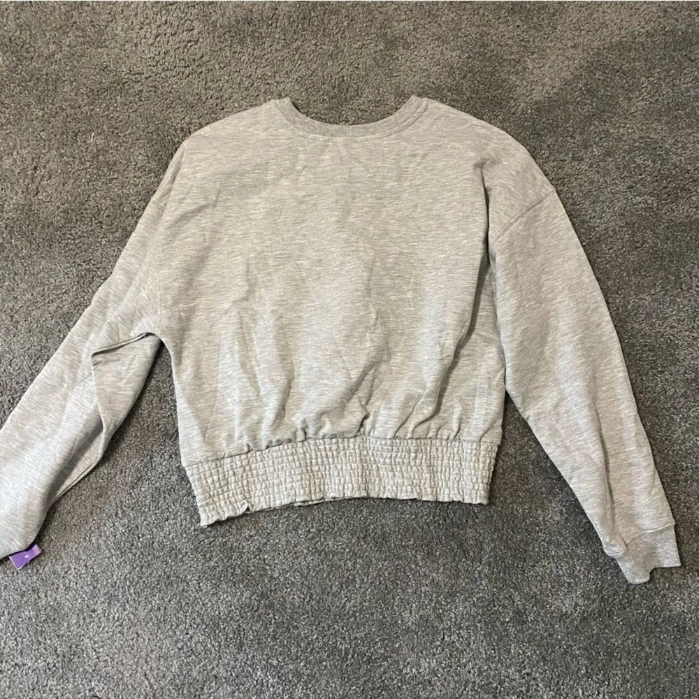 Alice In Wonderland Rabbit Gray Sweatshirt Crewneck Womens - Image 5