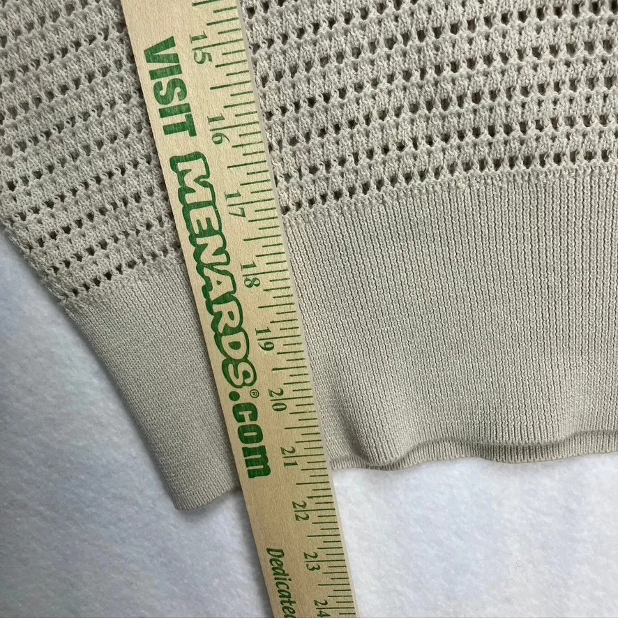 VARLEY Callie Knit Top Cotton True Knit Short Sleeve V-Neck Pullover Women's - Image 11