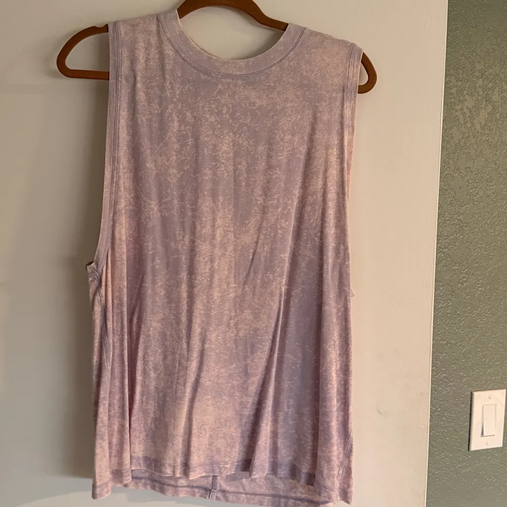 Like new Lululemon All Yours Tank cloudy faint wash lavender - Image 3