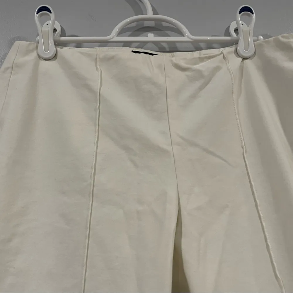 THEORY - Alettah Approach Cropped Single Pleat Skinny Ponte Pants - Image 3