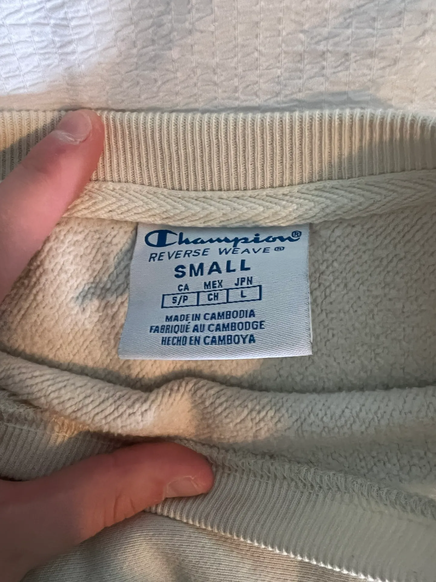 Champion Cropped Crew Neck Sweatshirt - Image 4