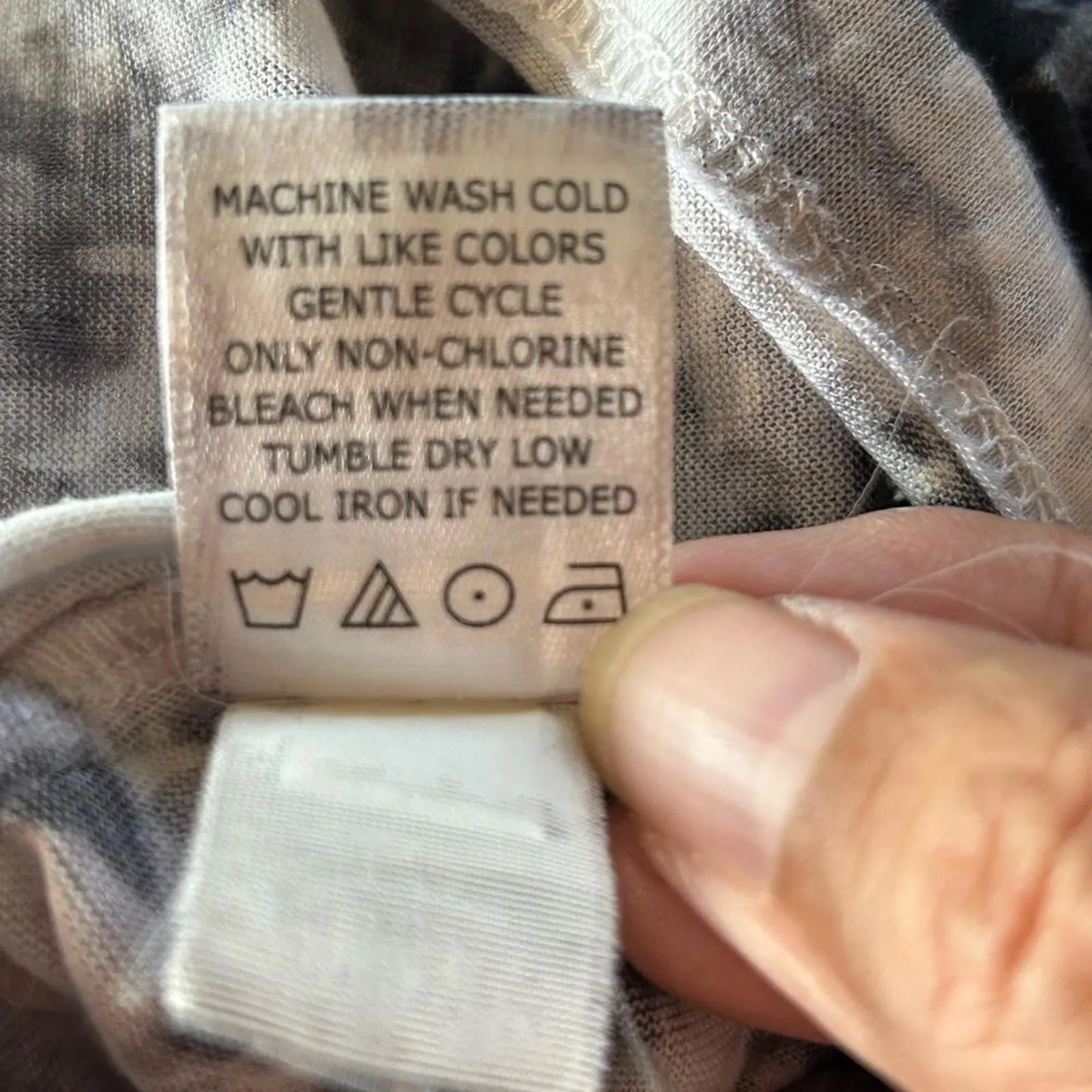 One World Womens Black & White Crochet Sleeveless Tank Top Medium - Image 8