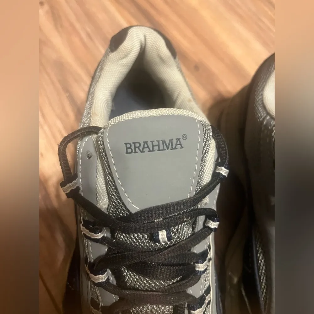 Brahma steel toe shoes size 7.5 Gray - Image 2