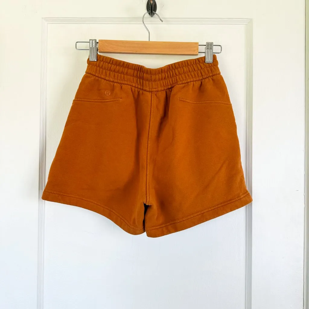 Lululemon | Loungeful High-Rise Fleece Sweatshorts Short‎ 4" in Butternut Brown - Image 5