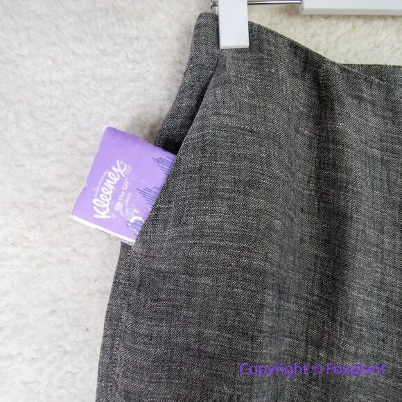 Sigrid Olsen suit 90% linen jacket with matching pants, women size‎ Petite 10 - Image 16