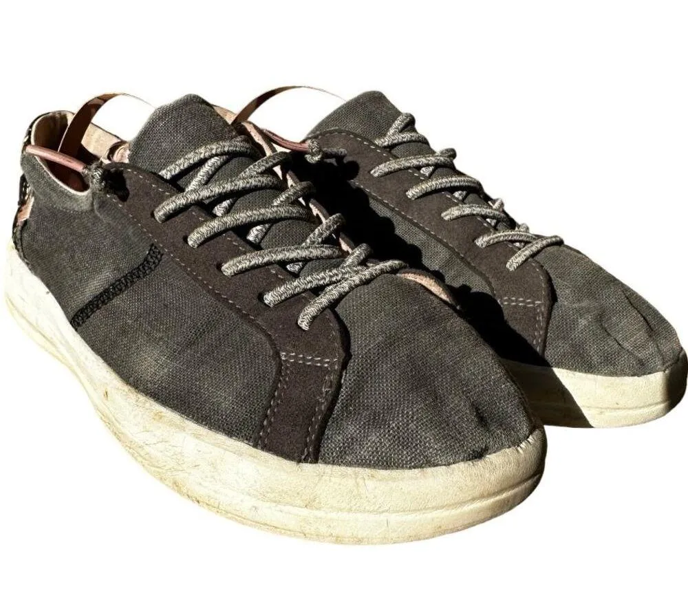 Hey Dude Karina Slip On Sneakers Lace Low Top Casual Canvas Black Pink 7 - Image 2