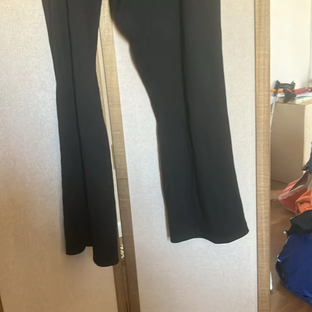 FINAL MARKDOWN Coldwater creek Black Flared Pants large - Image 2