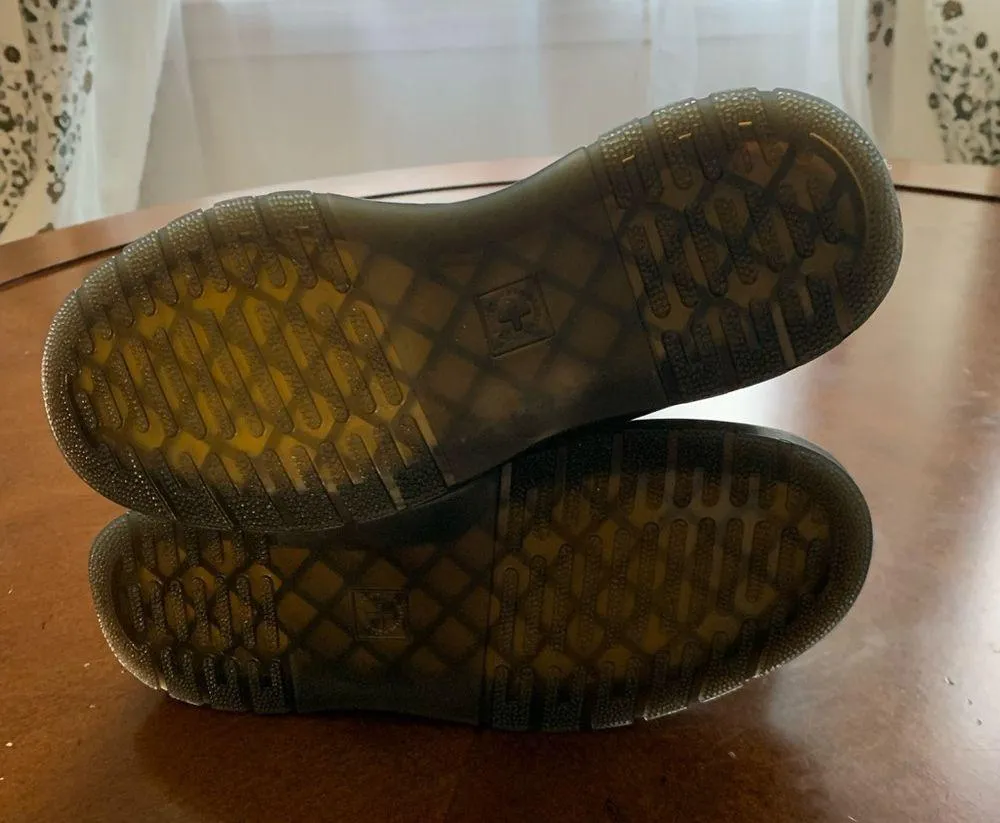 NEW Dr. Martens White Leather Combat Boots Zavala Lace Up Docs Womens 5 NWOB - Image 6