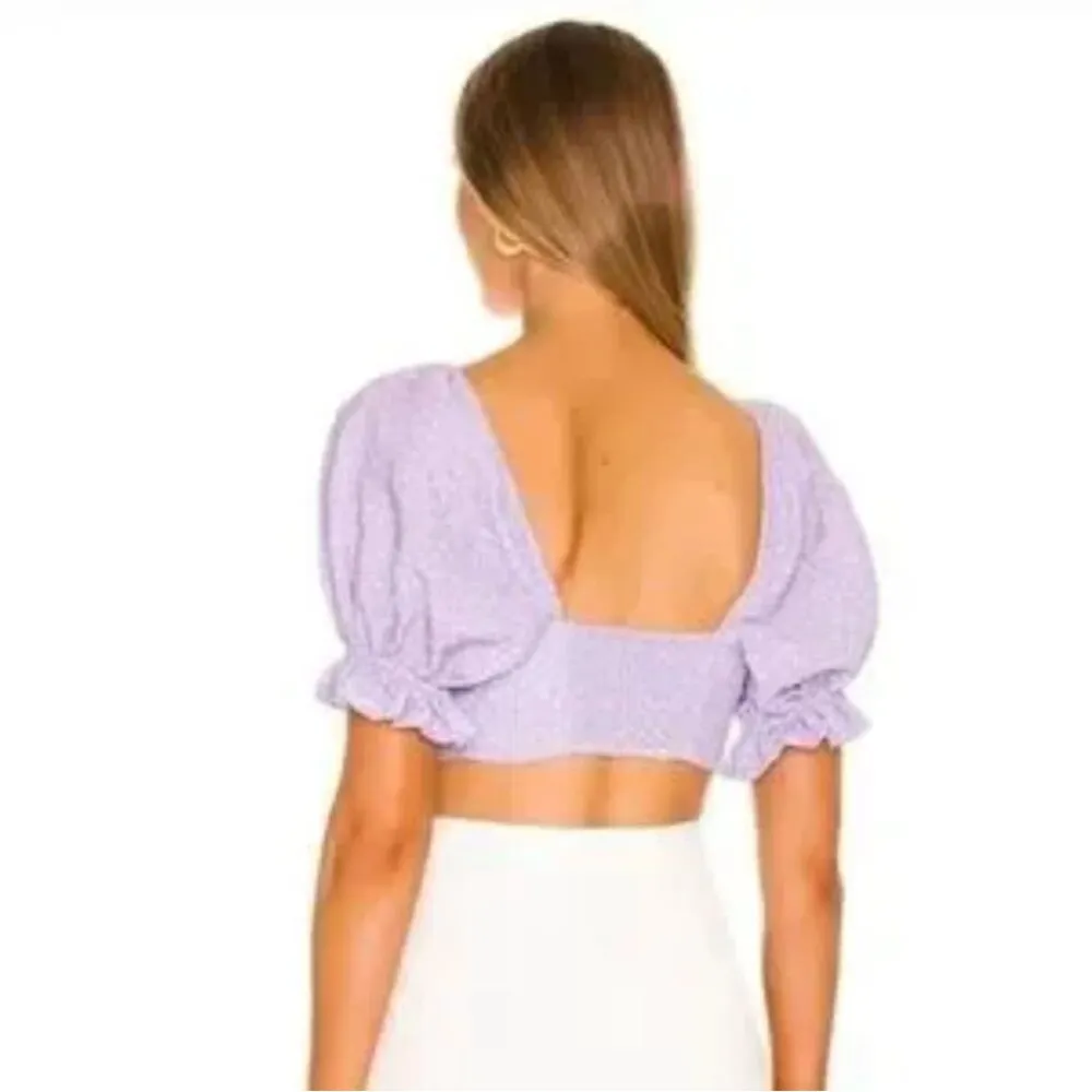 NWT For Love and Lemons Chelsea Crop Top Size Small - Image 3