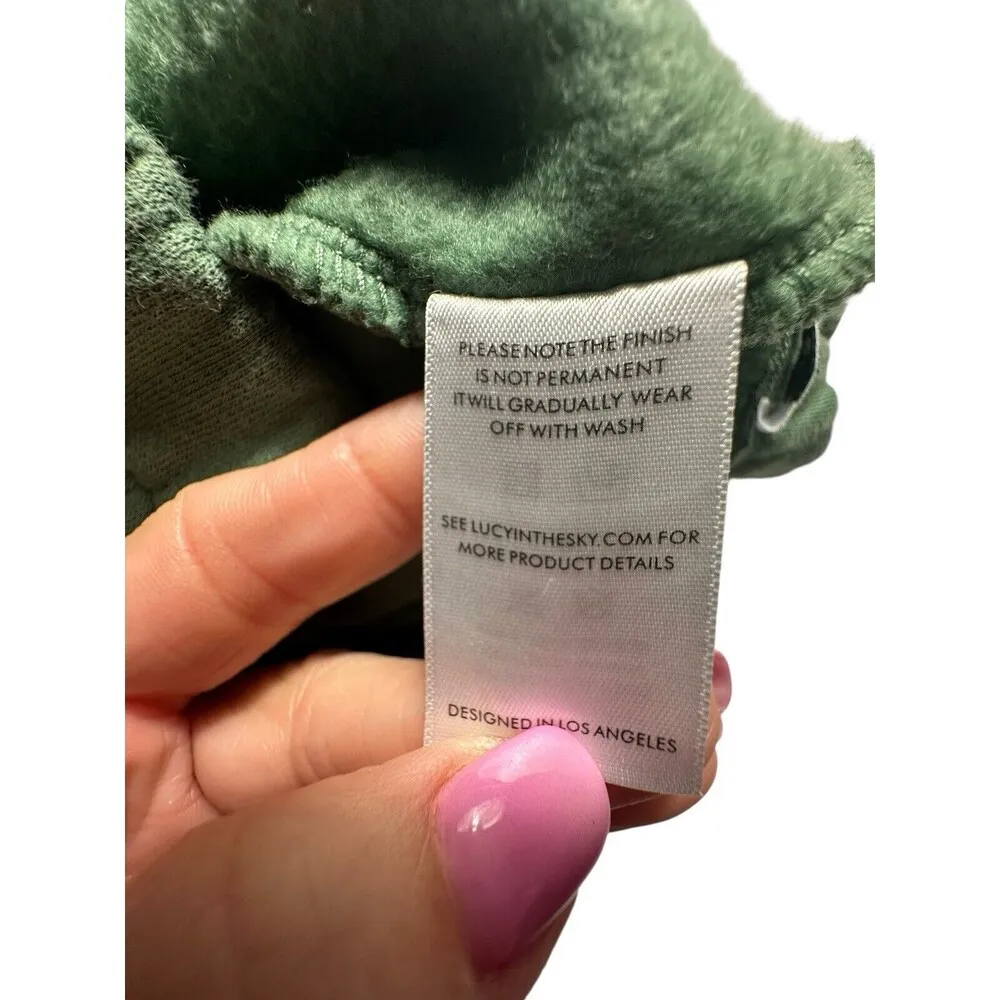 Lucy In The Sky Shorts Women’s Size Medium Green Pockets Stretch Comfort #MN10-1 - Image 8