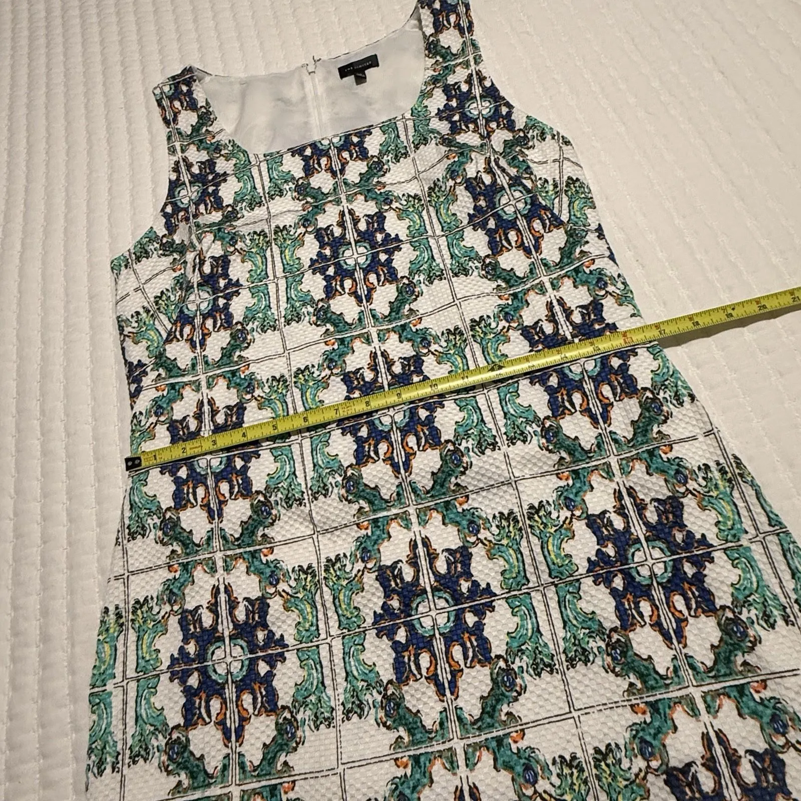 The Limited Multi Color Lemon Sheath Dress Sleeveless Sz 12 - Image 4