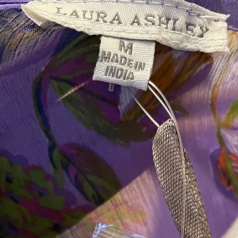 NWT Laura Ashley Boho Tired Ruffle Floral Midi Dress - Image 8