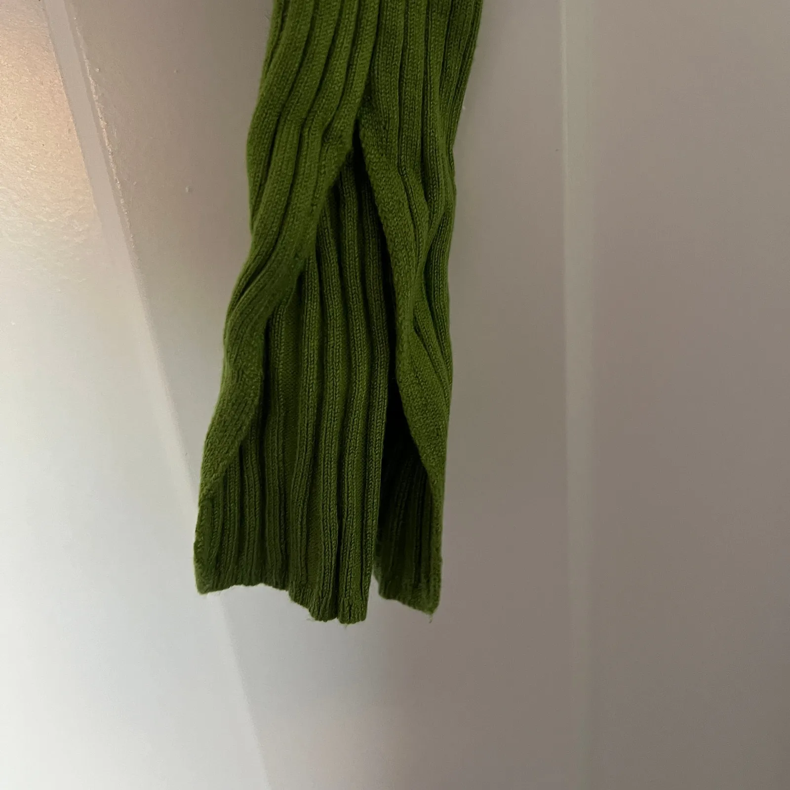 A New Day Women's Green Ribbed Long Sleeve Sweater Dress - Size Medium - NWT - Image 8